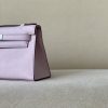 Kelly Pochette Swift Glycine (4W) Palladium Hardware - Image 9