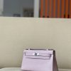 Kelly Pochette Swift Glycine (4W) Palladium Hardware - Image 3