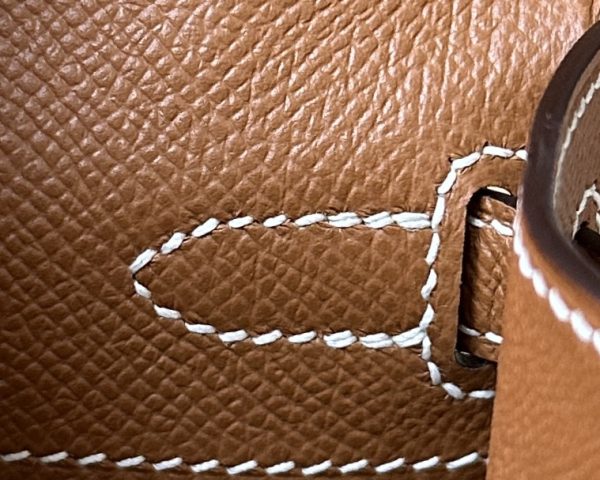 Kelly Pochette Epsom Gold (37) Palladium Hardware - Image 5