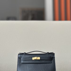 Kelly Pochette Epsom Nior (89) Gold Hardware