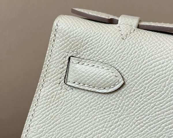Kelly Pochette Epsom Craie (10) Gold Hardware - Image 8