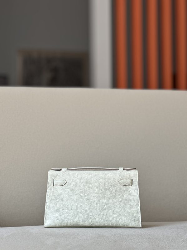Kelly Pochette Epsom Craie (10) Gold Hardware - Image 2