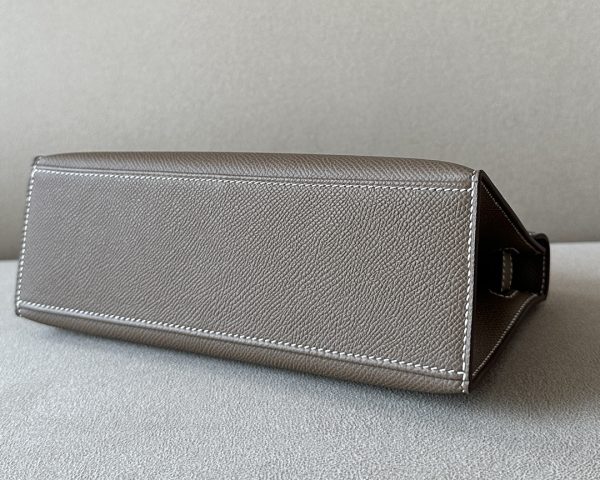 Kelly Pochette Epsom Etoupe (18) Palladium Hardware - Image 8