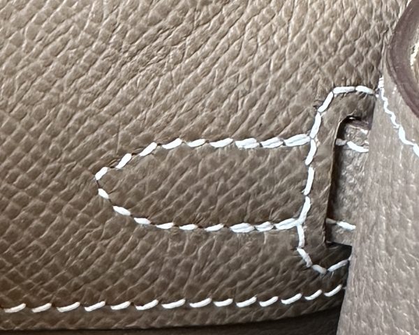Kelly Pochette Epsom Etoupe (18) Palladium Hardware - Image 6