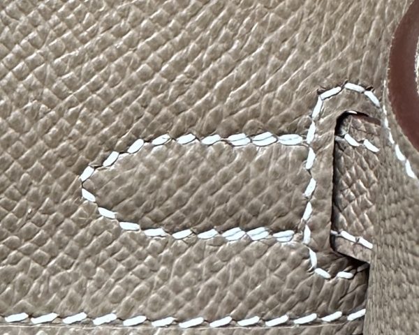 Kelly Pochette Epsom Etoupe (18) Gold Hardware - Image 11