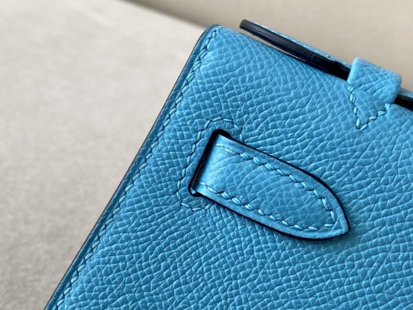 Kelly Pochette Epsom Blue du Nord (P3) Gold Hardware - Image 8