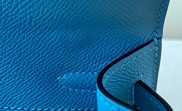 Kelly Pochette Epsom Blue du Nord (P3) Gold Hardware - Image 7