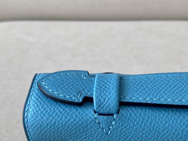 Kelly Pochette Epsom Blue du Nord (P3) Gold Hardware - Image 4