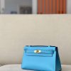 Kelly Pochette Epsom Blue du Nord (P3) Gold Hardware - Image 2