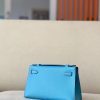 Kelly Pochette Epsom Blue du Nord (P3) Gold Hardware - Image 3