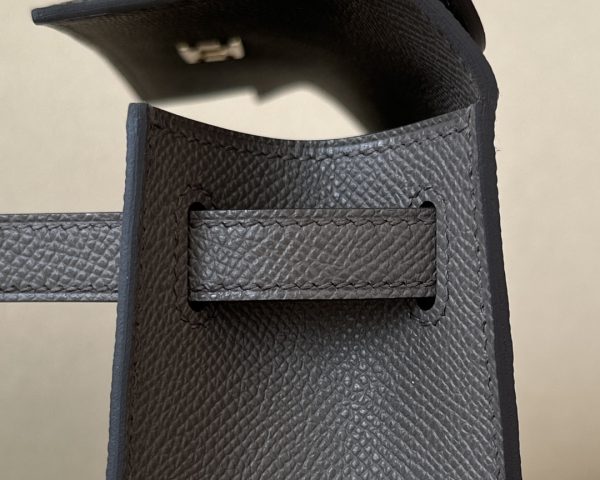 Kelly Pochette Epsom Etain  (8F) Gold Hardware - Image 7