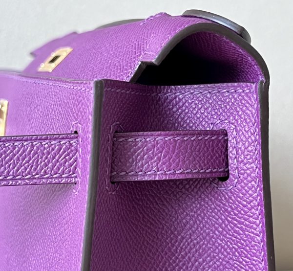 Kelly Pochette Epsom Anemone (P9) Gold Hardware - Image 5