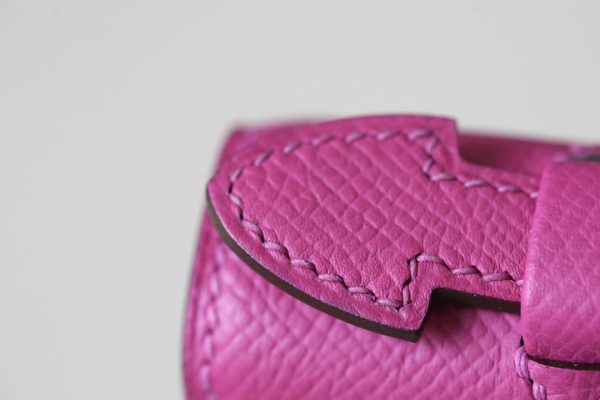 Kelly Pochette Epsom Rose Pourpre (L3) Gold Hardware - Image 10