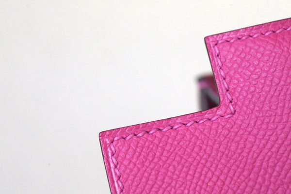 Kelly Pochette Epsom Rose Pourpre (L3) Gold Hardware - Image 5