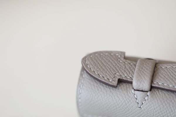 Kelly Pochette Epsom Gris Asphalte (M8) Palladium Hardware - Image 7