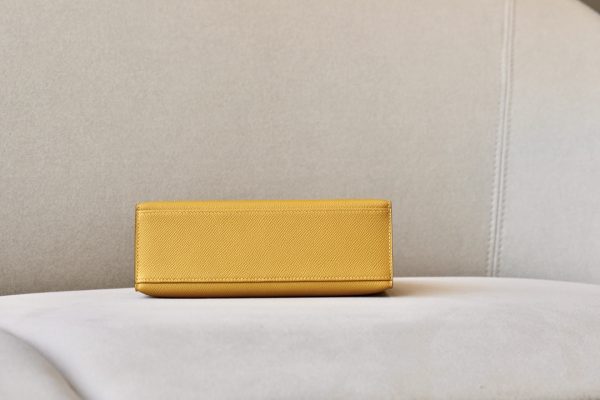 Kelly Pochette Epsom Jaune Amber  (9D) Gold Hardware - Image 7