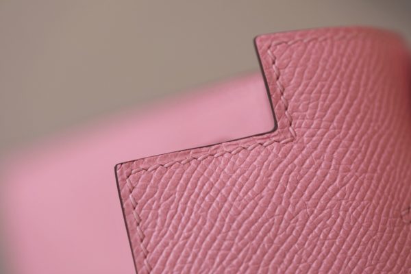Kelly Pochette Epsom Rose Confetti (1Q) Palladium Hardware - Image 8