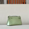 Kelly Pochette Ostrich Granny (K6) Gold Hardware - Image 2