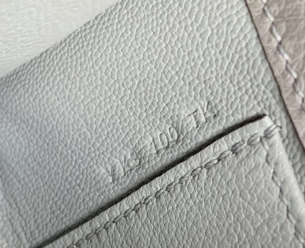 Kelly Pochette Ostrich Gris Asphalte (M8) Gold Hardware - Image 4