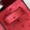 Kelly Pochette Ostrich Braise (95) Gold Hardware - Image 6