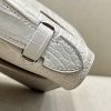 Kelly Pochette Alligator Beton (8L) Palladium Hardware - Image 8