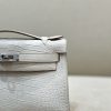 Kelly Pochette Alligator Beton (8L) Palladium Hardware - Image 7