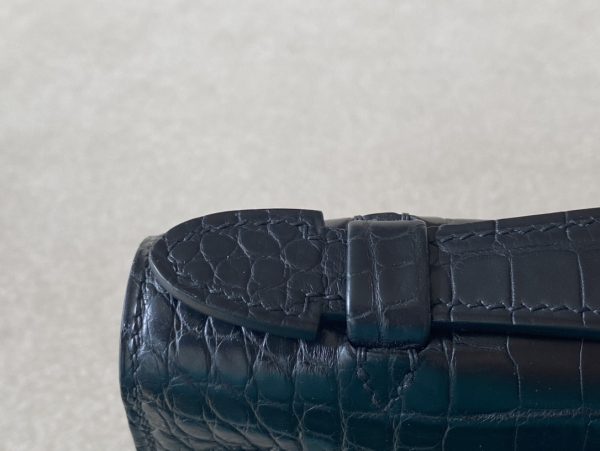 Kelly Pochette Alligator Nior (89) Gold Hardware - Image 5