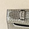 Kelly Pochette Alligator Gris Tourterelle (81) Palladium Hardware - Image 10