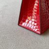 Kelly Pochette Alligator Braise (95) Palladium Hardware - Image 4