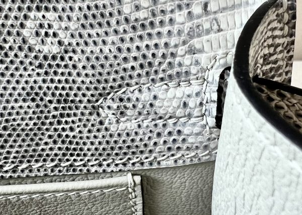Kelly Pochette Lizard Ombre (1B) Gold Hardware - Image 8