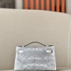 Kelly Pochette Lizard Ombre (1B) Gold Hardware - Image 2