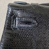 Kelly Pochette Lizard Nior (89) Palladium Hardware - Image 8
