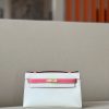 Kelly Pochette HSS Swift Beton(8L) And Rose Lipstick(U5)Gold Hardware