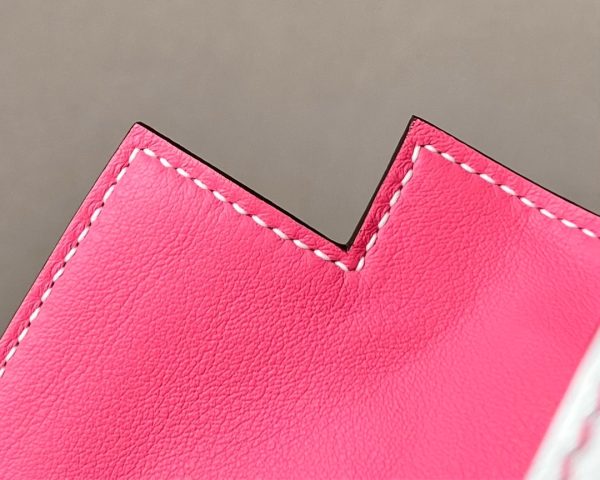 Kelly Pochette HSS Swift Beton(8L) And Rose Lipstick(U5)Gold Hardware - Image 5