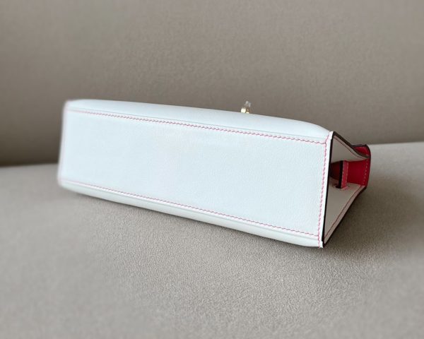 Kelly Pochette HSS Swift Beton(8L) And Rose Lipstick(U5)Gold Hardware - Image 4