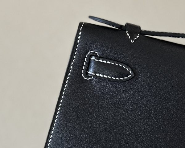 Kelly Pochette HSS Swift Nior(89) And Jaune D¡¯Or(9V)Palladium Hardware - Image 10