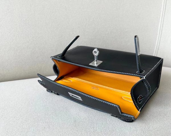 Kelly Pochette HSS Swift Nior(89) And Jaune D¡¯Or(9V)Palladium Hardware - Image 4