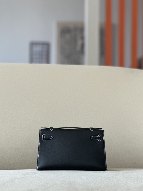 Kelly Pochette HSS Swift Nior(89) And Jaune D¡¯Or(9V)Palladium Hardware - Image 2