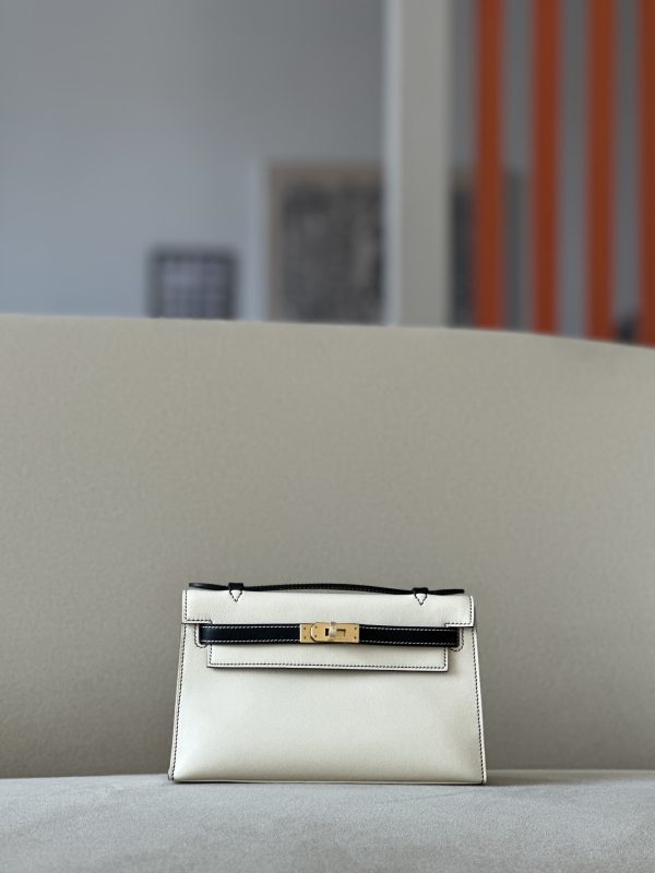Kelly Pochette HSS Swift Nata(I2) And Nior(89)Gold Hardware