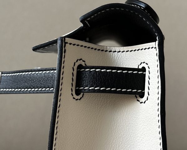 Kelly Pochette HSS Swift Nata(I2) And Nior(89)Palladium Hardware - Image 7