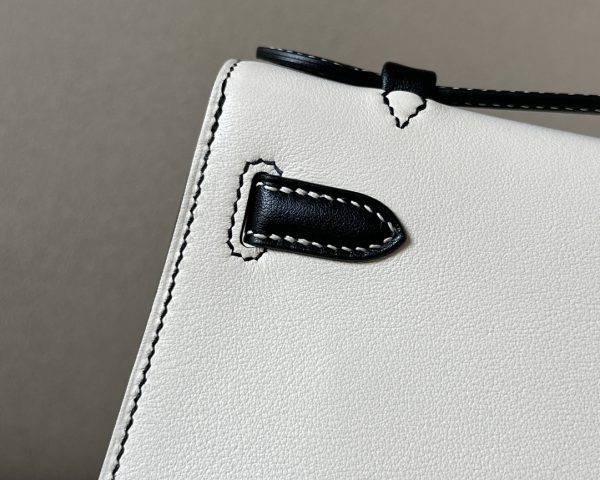 Kelly Pochette HSS Swift Nata(I2) And Nior(89)Palladium Hardware - Image 4