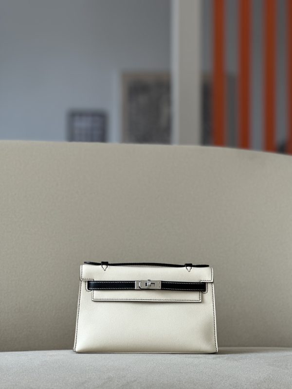 Kelly Pochette HSS Swift Nata(I2) And Nior(89)Palladium Hardware