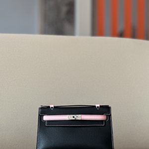 Kelly Pochette HSS Swift Nior(89) And Rose Sakura(3Q)Palladium Hardware