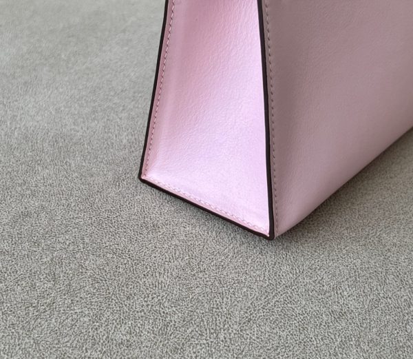 Kelly Pochette HSS Swift Rose Sakura(3Q) And Nata(I2)Gold Hardware - Image 5