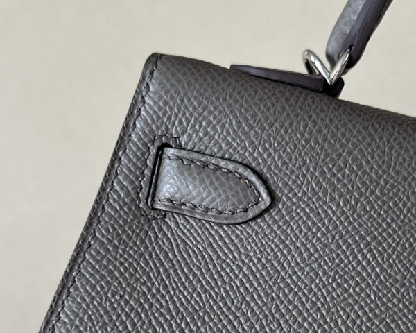 Kelly Mini Epsom Etain (8F) Palladium Hardware - Image 7