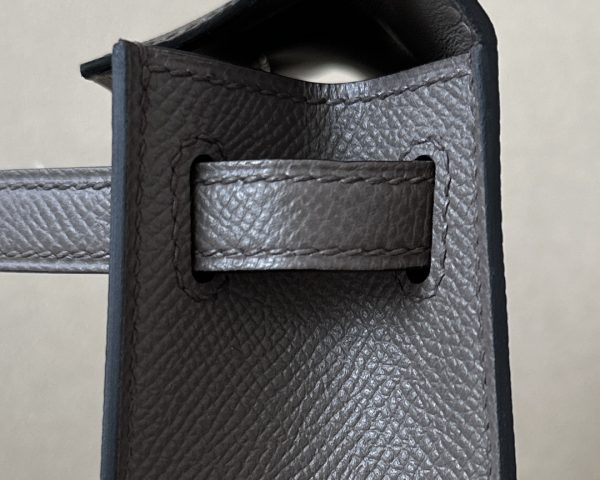 Kelly Mini Epsom Etain (8F) Palladium Hardware - Image 6