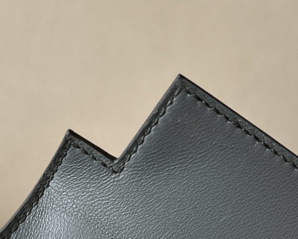 Kelly Mini Epsom Vert Amande (63) Palladium Hardware - Image 4