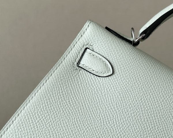 Kelly Mini Epsom Vert Fizz (0S) Palladium Hardware - Image 8