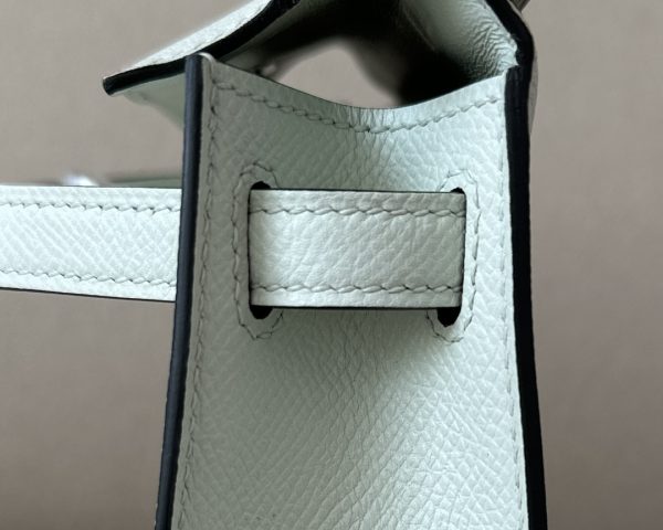 Kelly Mini Epsom Vert Fizz (0S) Palladium Hardware - Image 6