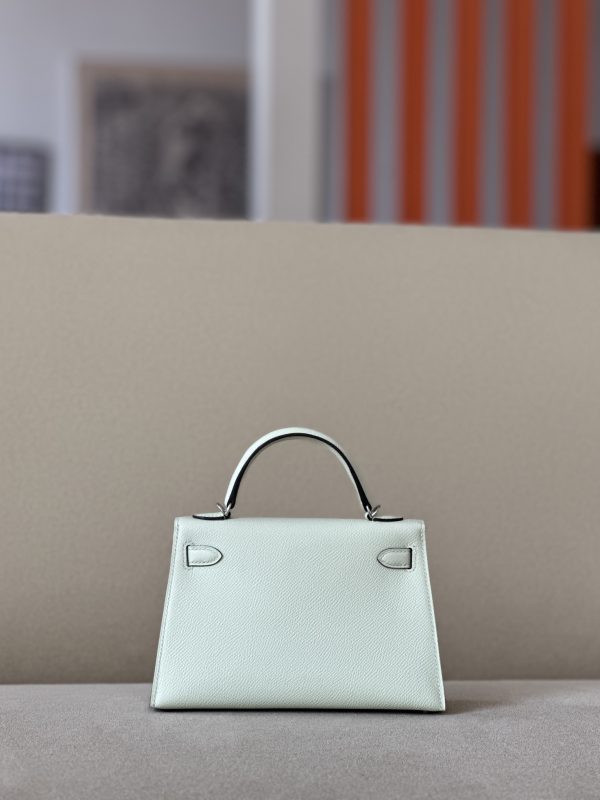Kelly Mini Epsom Vert Fizz (0S) Palladium Hardware - Image 3